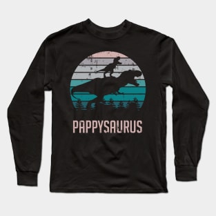 Pappysaurus T-Rex Dinosaur Long Sleeve T-Shirt